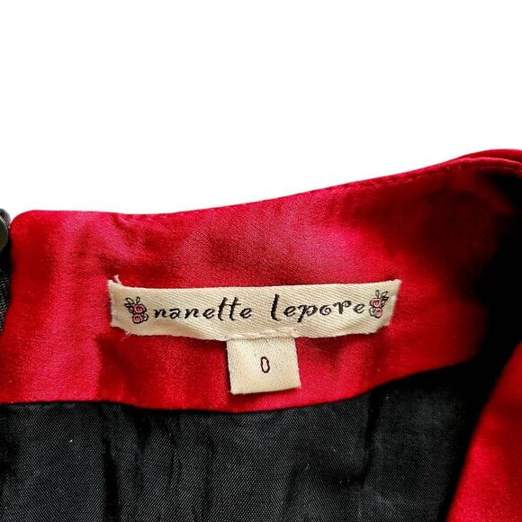 nanette lepore coquette silk babydoll top - Picture 7 of 8